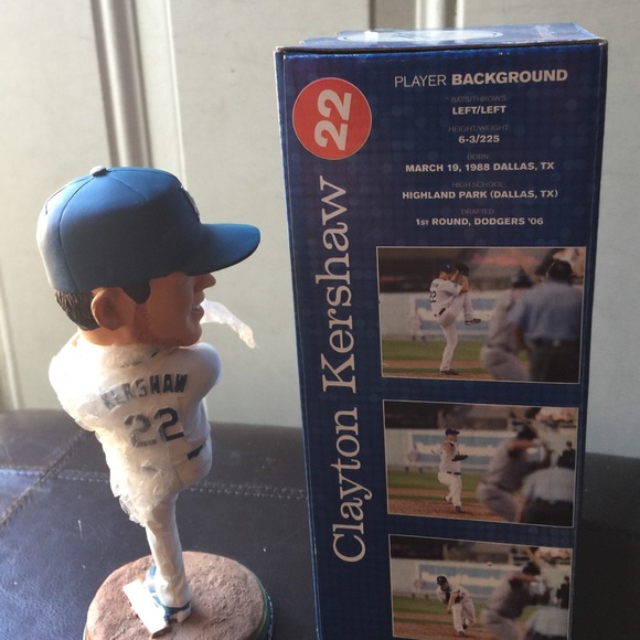 Dodgers Clayton Kershaw Bobble Head - Picture 4 of 5